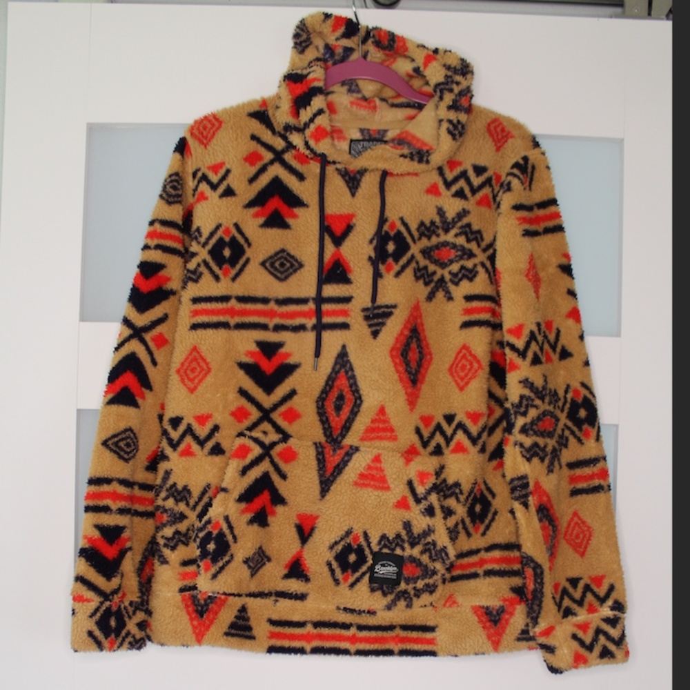 Brooklyn Cloth Tribal Print Teddy Bear Hoodie